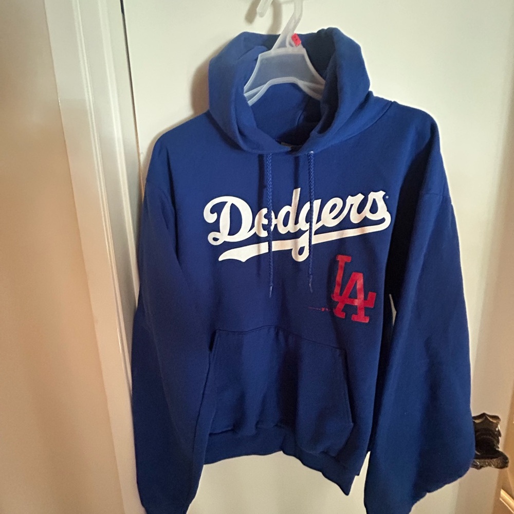 LA Dodgers Blue Hoodie - purchased at Dodger Stadium in 2014